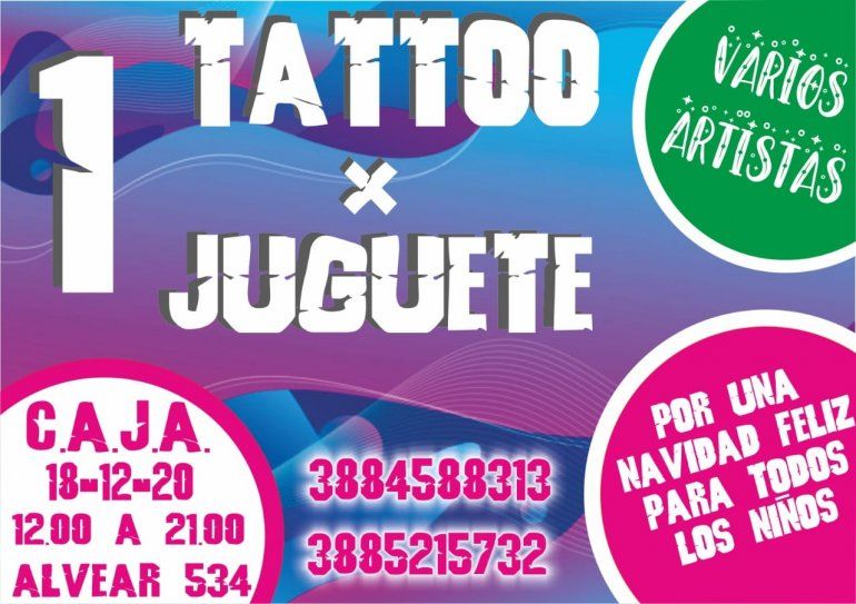 Un tatuaje por un juguete