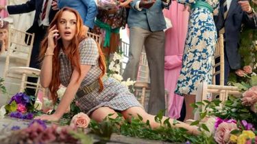 Lindsay Lohan vive un sueño en esta comedia romántica de Netflix.