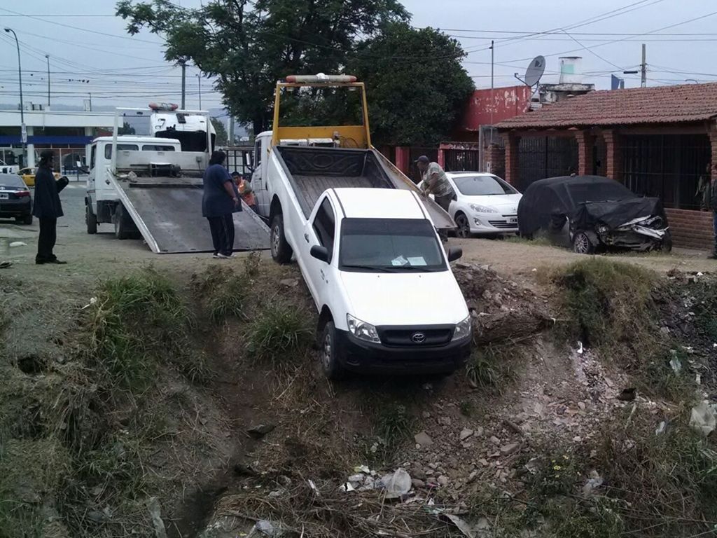 accidente en zanjón