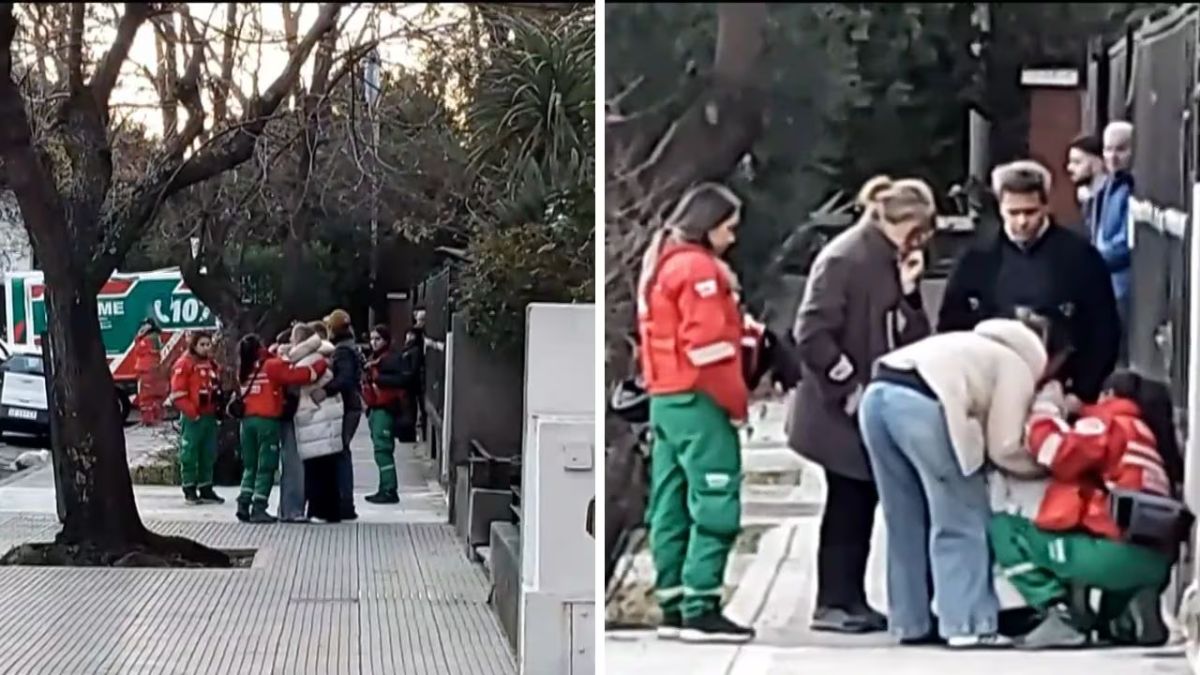 La triste escena fue reportada a las 16.30 por un familiar del grupo.