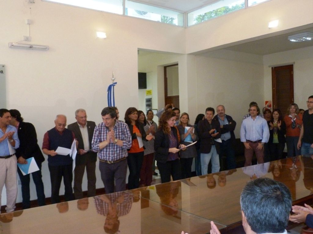 Acto en el Rectorado