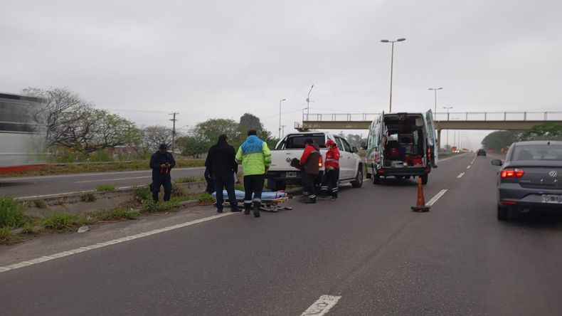 El choque ocurrió pasadas las 8 en sentido Palpalá–San Salvador sobre Ruta 66. Un motociclista resultó herido y fue asistido por personal del SAME.