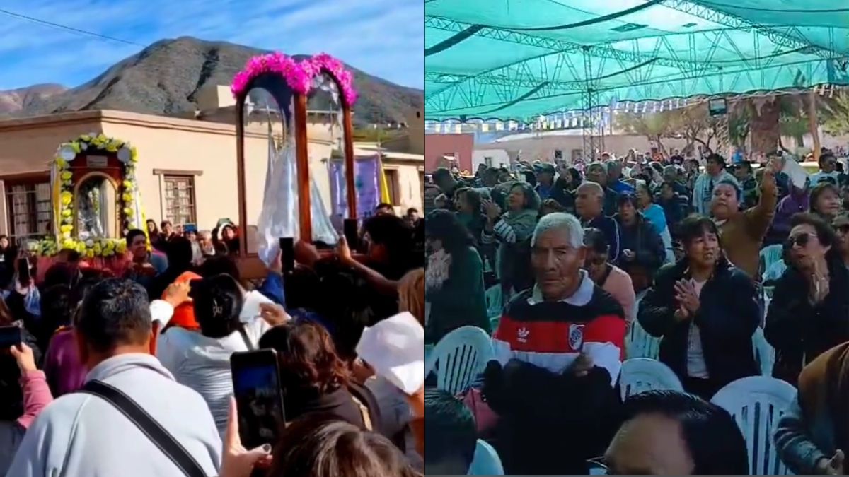 tumbaya: el emotivo encuentro entre la virgen de punta corral y la virgen de rio blanco