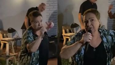 Una abuela de 73 se hizo viral tras cantar un tema en homenaje a su localidad, Ciudad Evita.