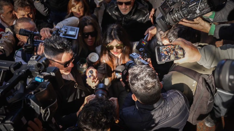 Gianinna declara este martes en el juicio por la muerte de Diego (Foto: TN/Nicolás González). Gianinna declara este martes en el juicio por la muerte de Diego (Foto: TN/Nicolás González).