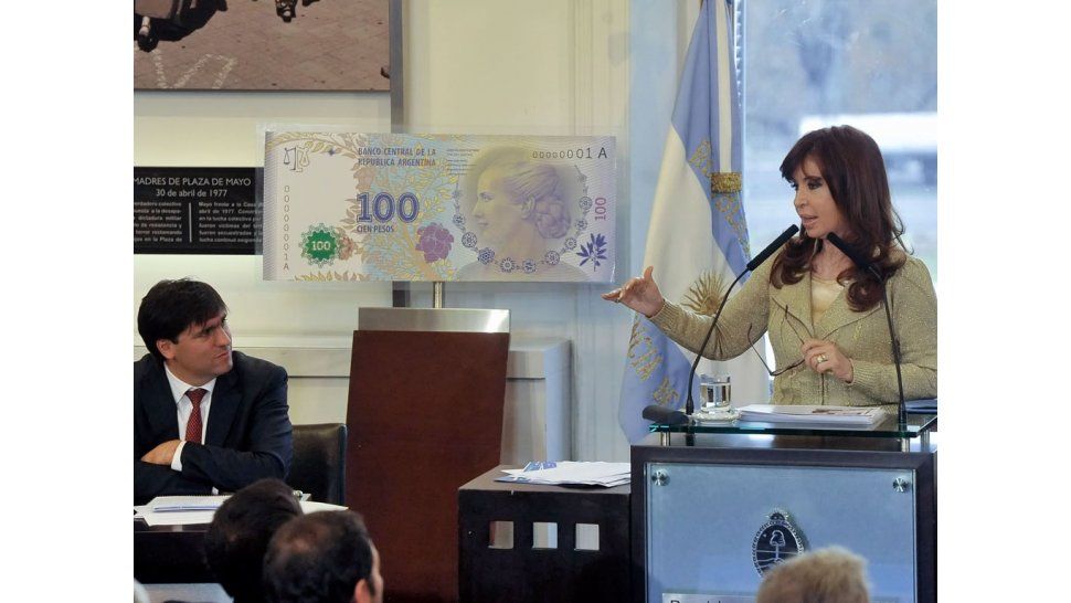 Diego Bossio junto a la Presidenta