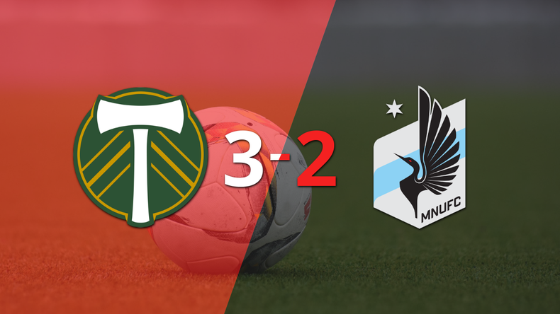 Vibrante 3-2 en el triunfo de Portland Timbers sobre Minnesota United