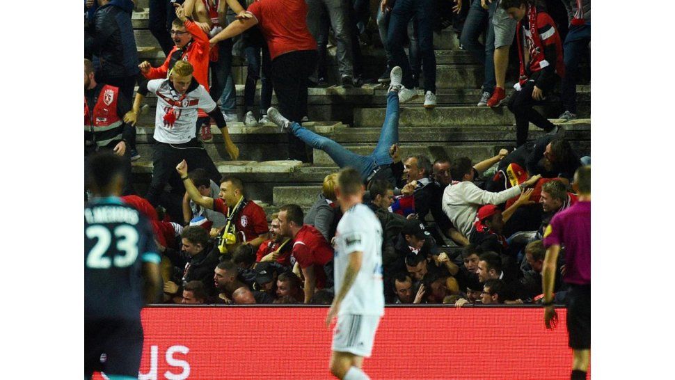 Derrumbe de una tribuna