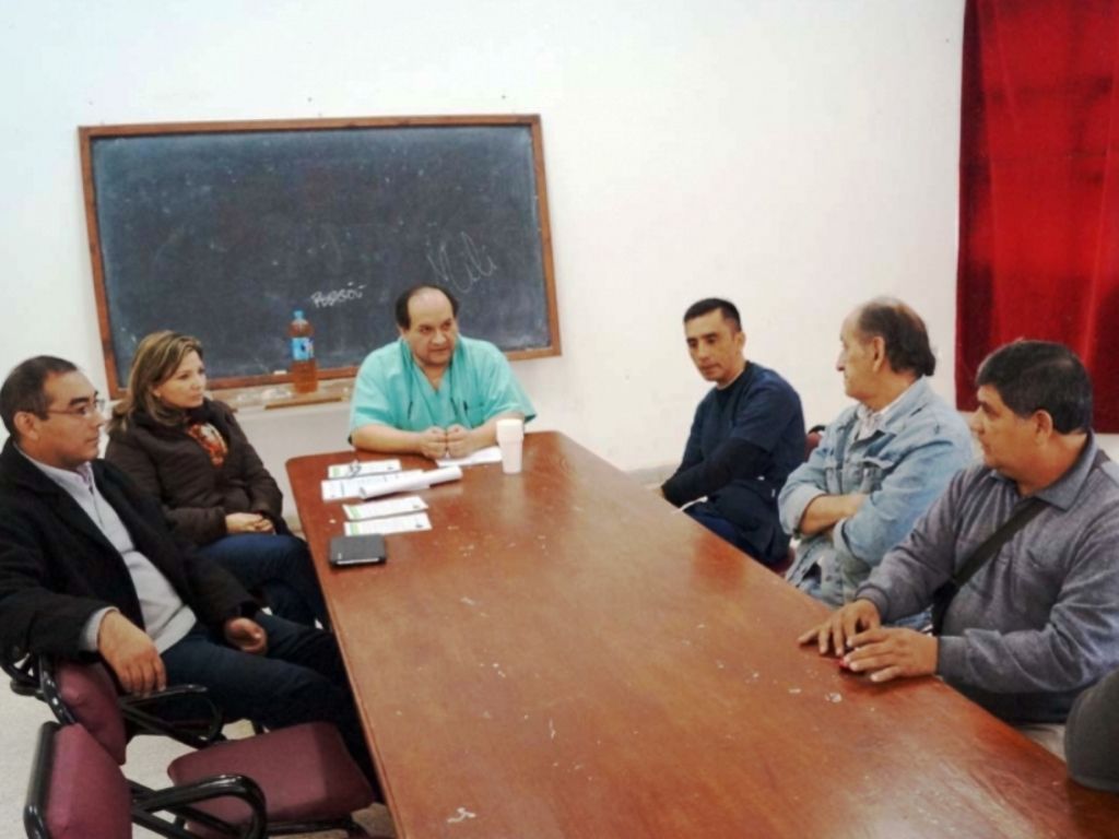 Reunión en hospital "Zegada"