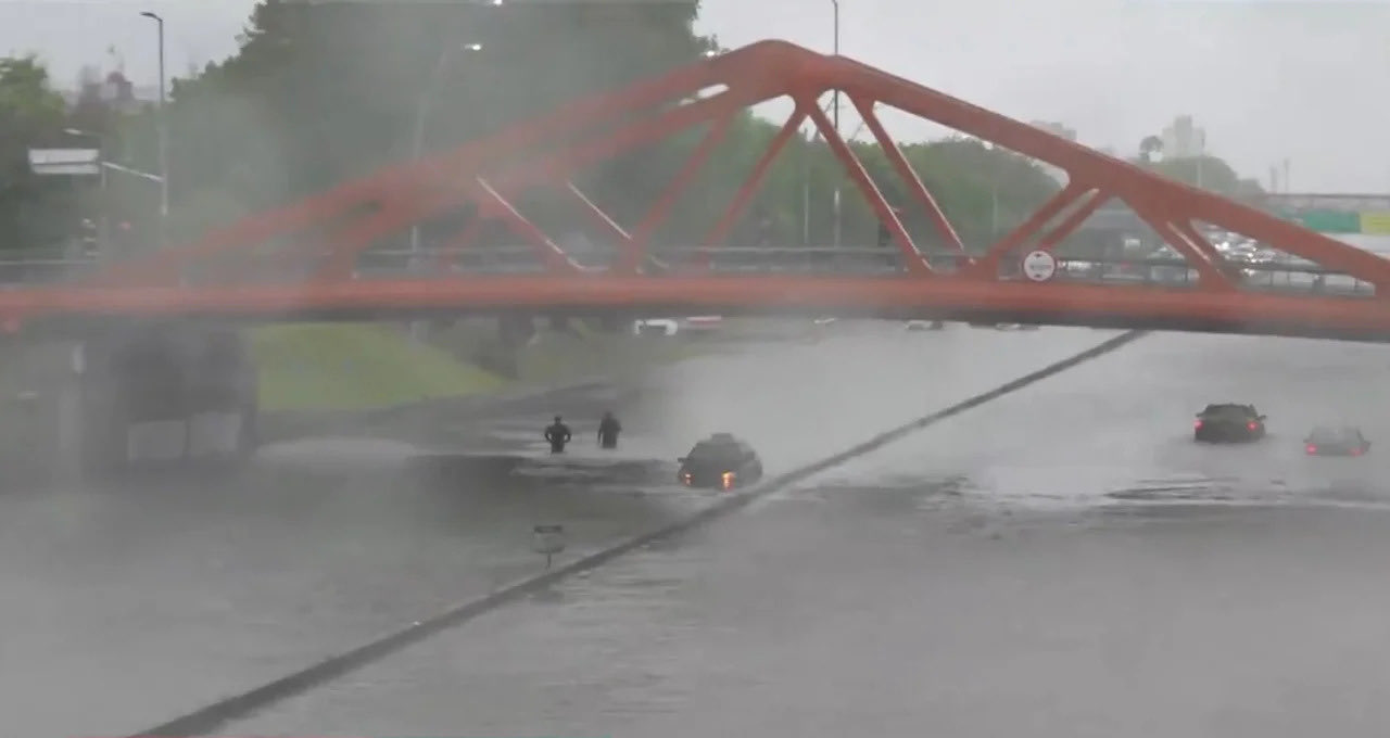 Inundación en Buenos Aires.