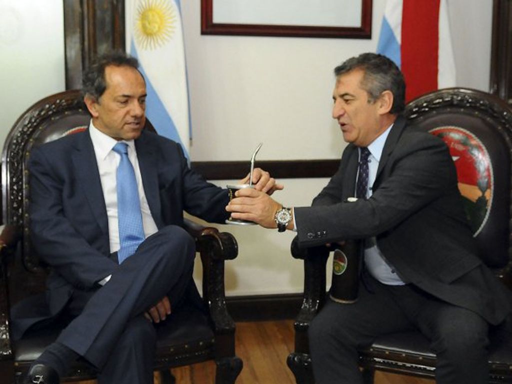 Scioli y Urribarri