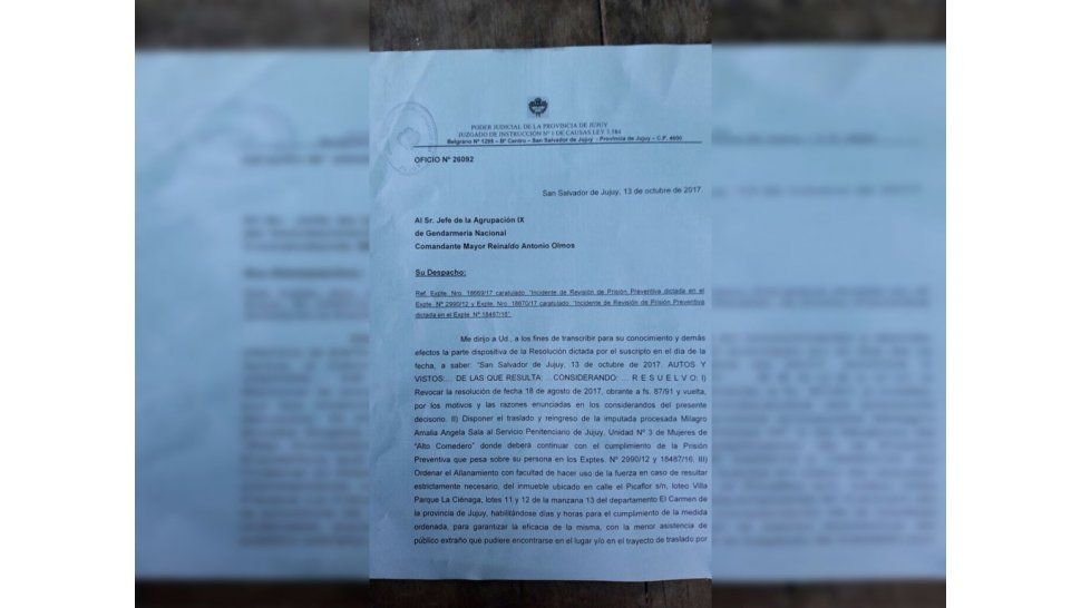 Resolución de la justicia