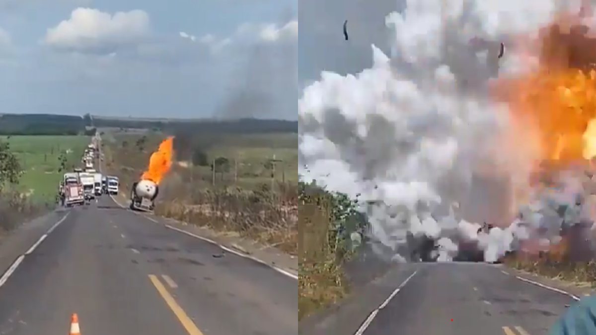 La detonación se produjo en una ruta que conecta los municipios de Paragominas y Ulianópolis en el estado de Pará.