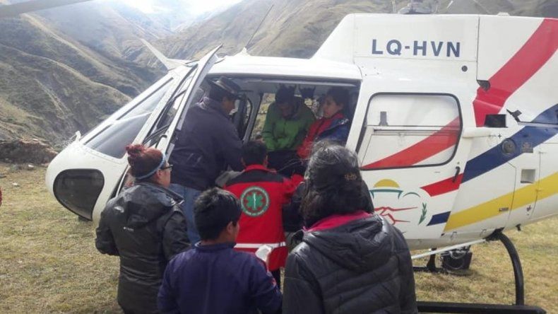 Padrinos Rurales: el rescate fue exitoso, la mujer se recupera en una clínica privada