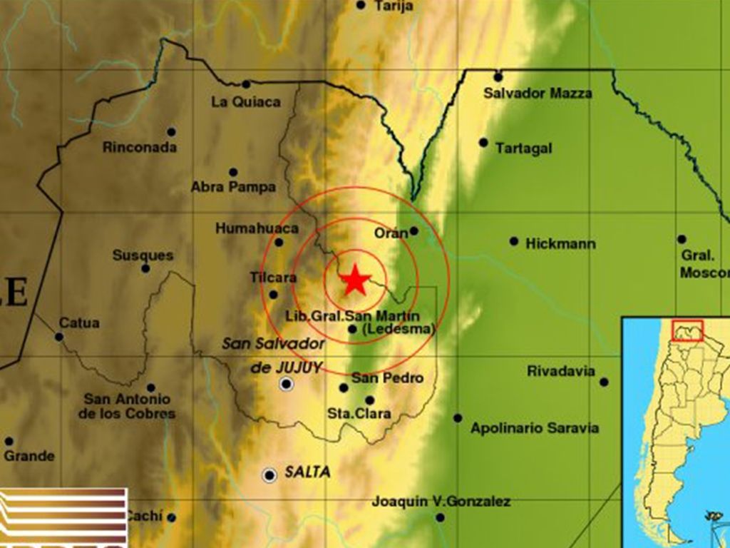 Sismo en Salta