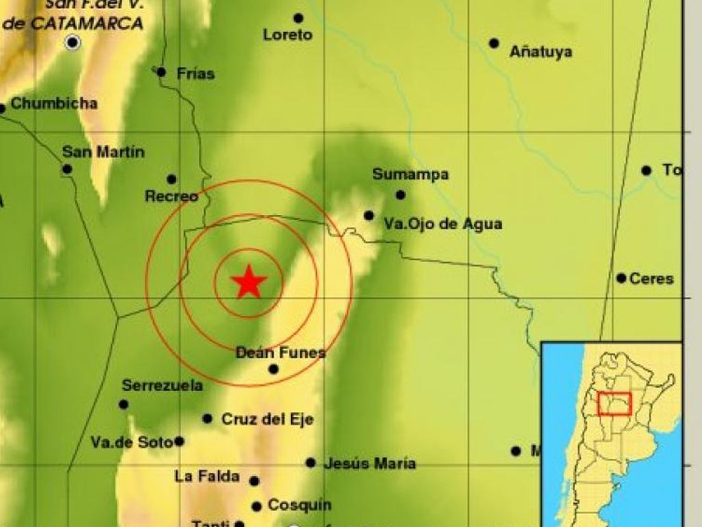 Sismo en Córdoba