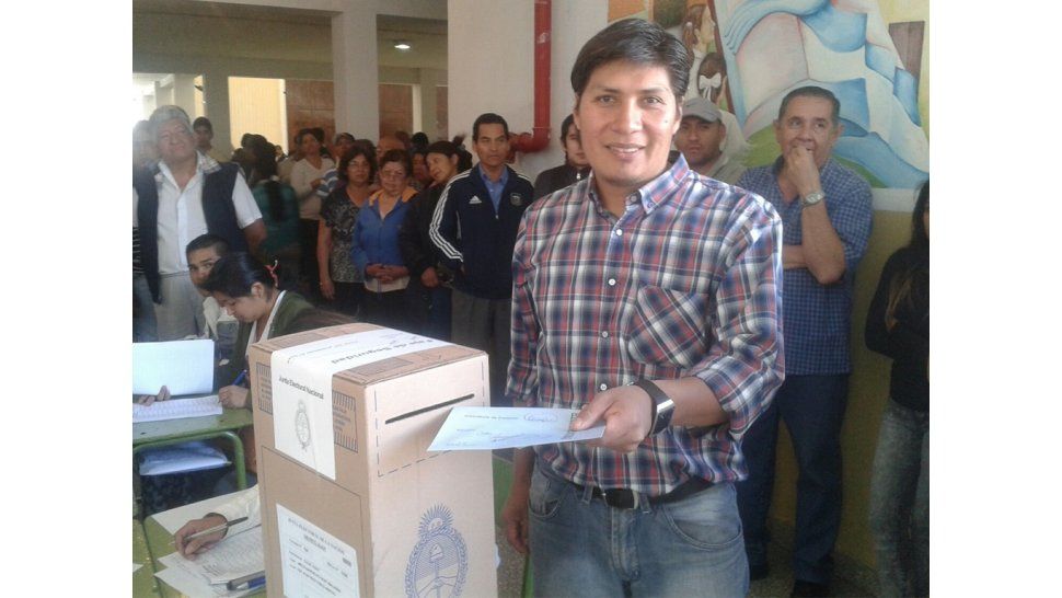 Votó Alejandro Vilca