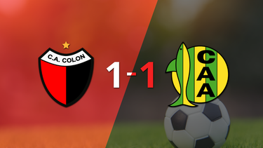 Aldosivi logró sacar el empate a 1 gol en casa de Colón