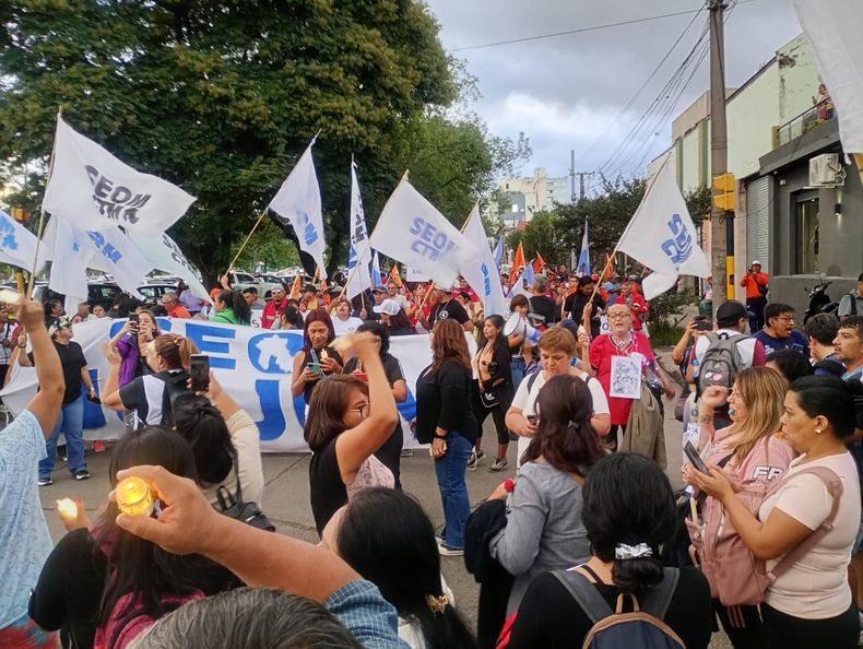 Movilización del CEDEMS.