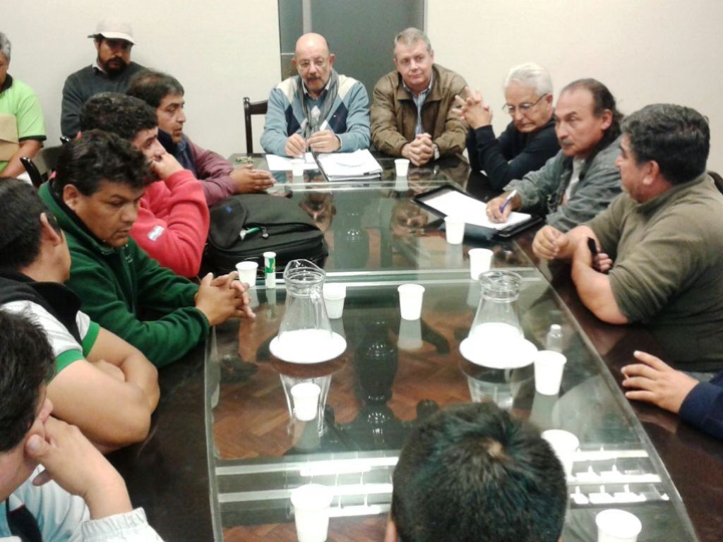 Reunión por transporte del interior