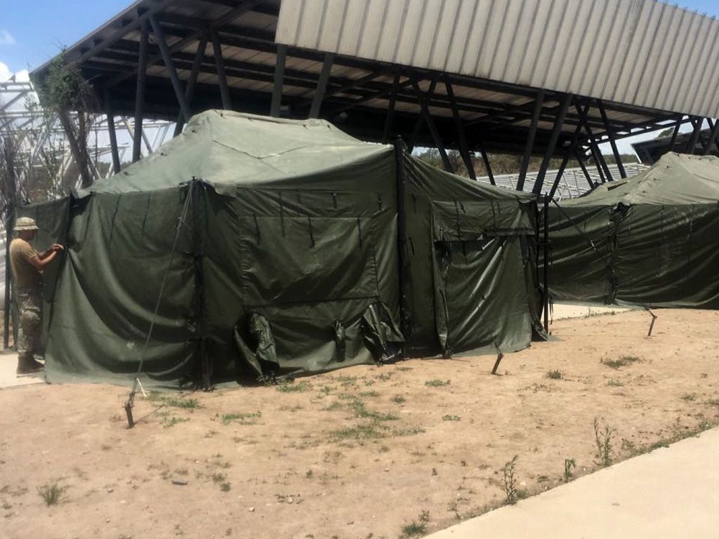 Carpas Militares en la Ciudad Cultural