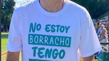 Esteban Bullrich: No estoy borracho, tengo ELA