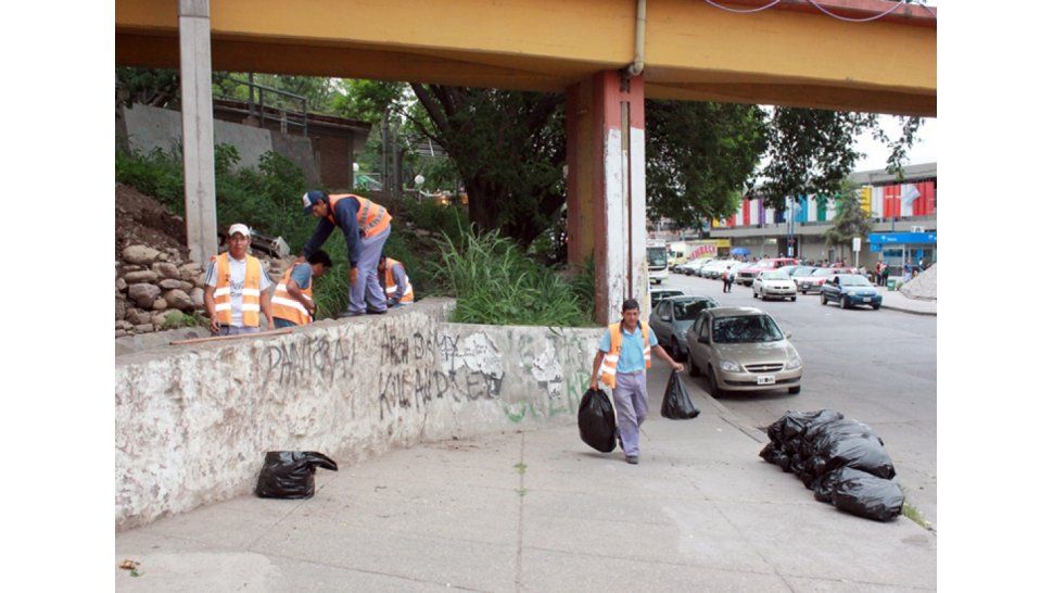 Limpieza en la ciudad