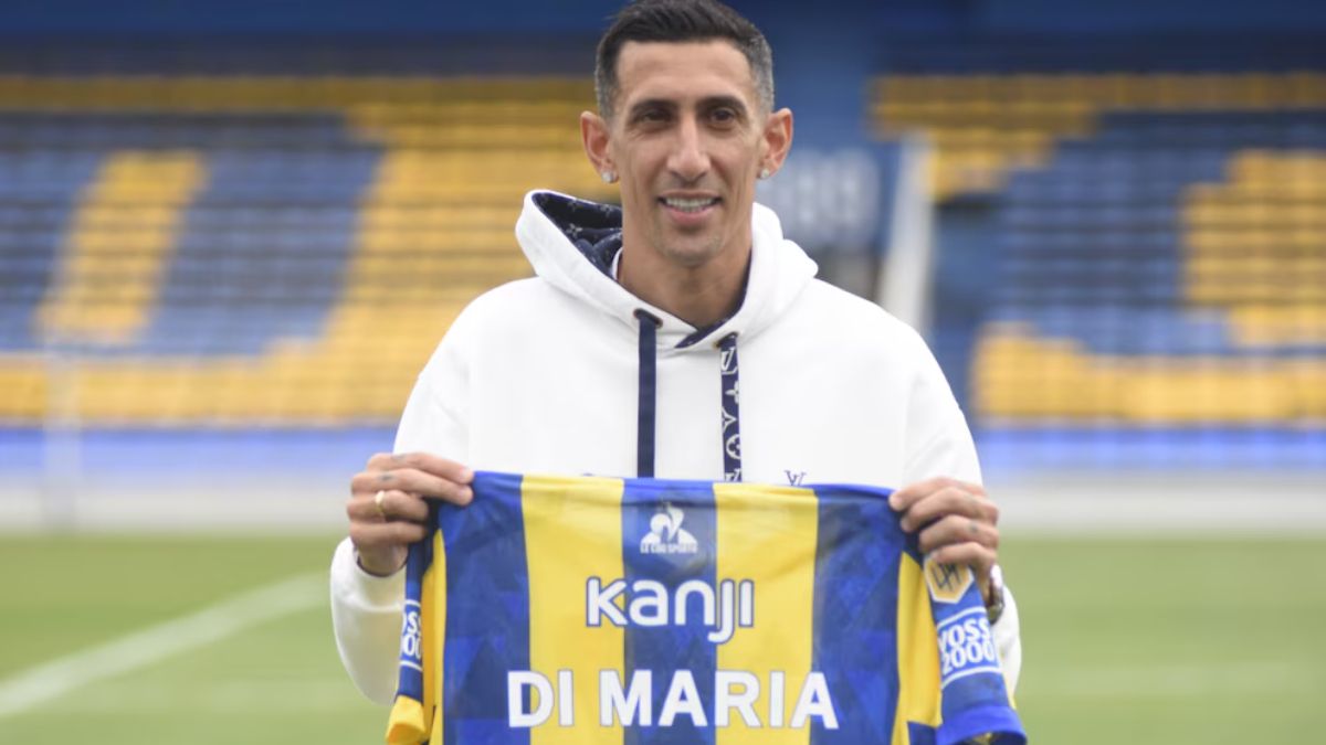 ÁngelDi María ya está en Rosario Central
