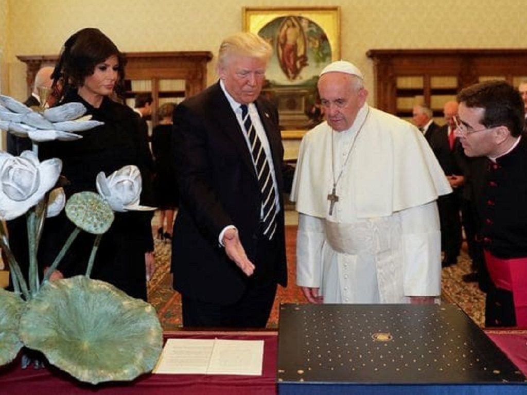 Papa Francisco y Donald Trump