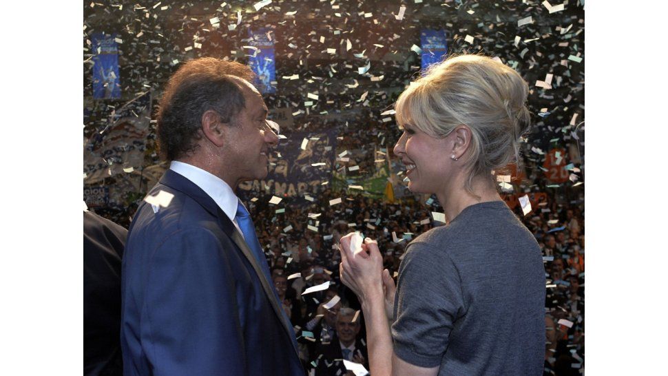 Daniel Scioli y Karina Rabolini