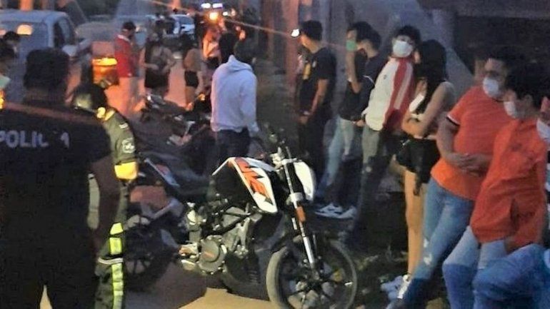 Desarticularon una fiesta clandestina en Libertador