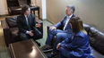 Javier Milei y Mauricio Macri (foto de archivo).