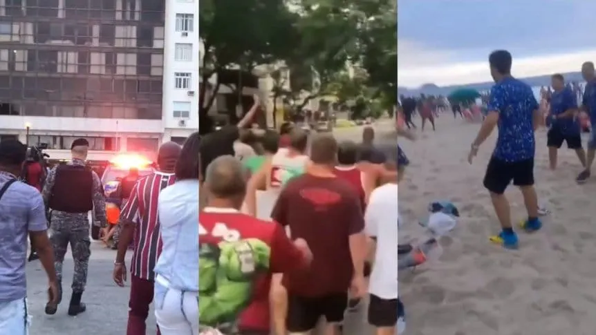 Incidentes con hinchas de Boca Juniors en Río de Janeiro.