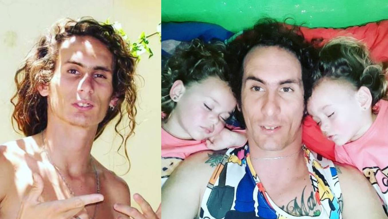 Emanuel Noir, cantante de Ke Personajes durante su juventud.