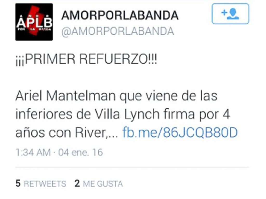 publicación sobre Ariel Mantelman