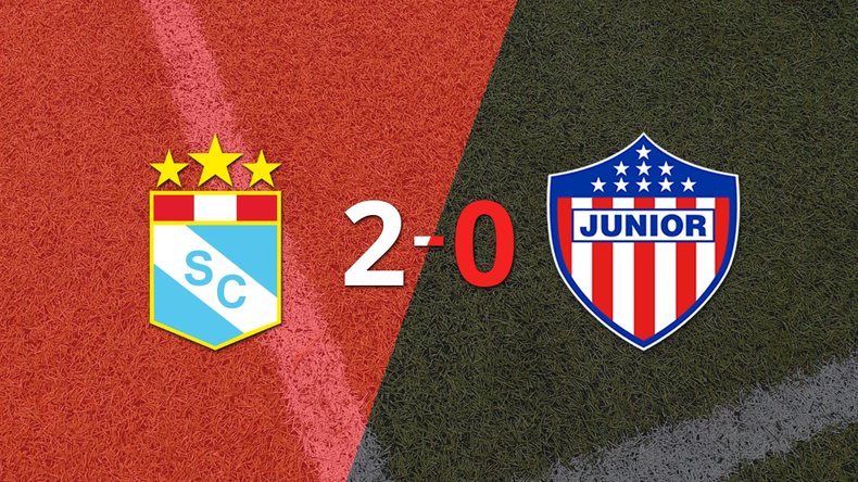Junior cayó derrotada ante Sporting Cristal por 2-0