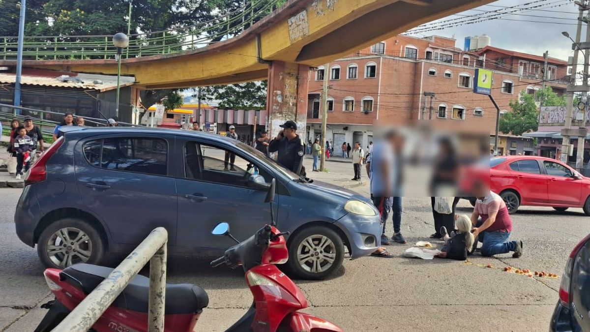 Atropellaron a una mujer en la zona de la vieja terminal de Jujuy.