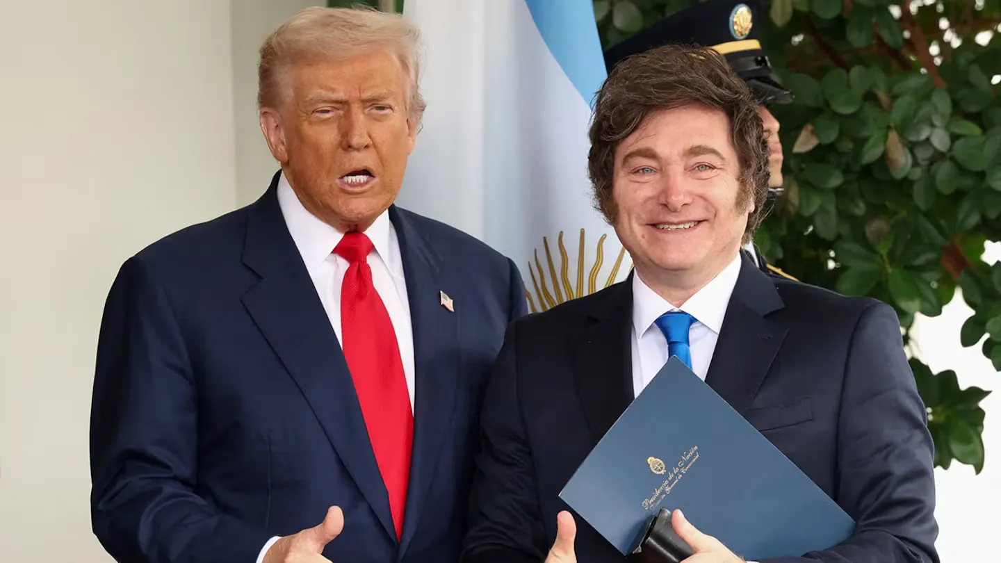 Trump y Milei.