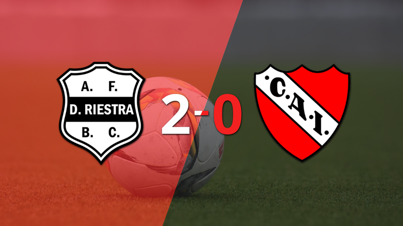 Derrota de Independiente por 2-0 ante Dep. Riestra