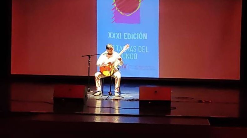 SebastiánSivila fue parte del Festival Guitarra del Mundo