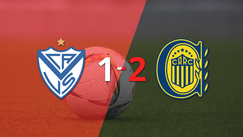 Victoria apretada de Rosario Central por 2-1 sobre Vélez con un gol agónico incluido