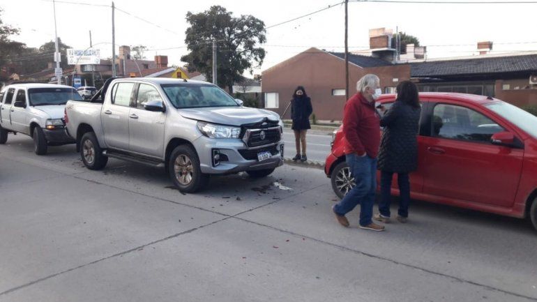 Choque múltiple en Av. Balbín 