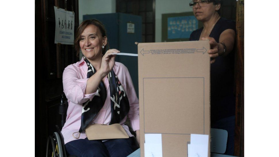 Votó Gabriela Michetti
