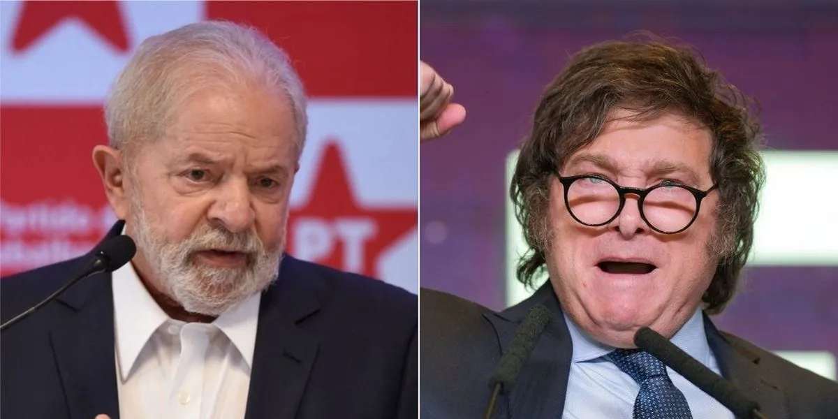 Tensión entre Milei y Lula.