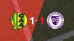 Aldosivi y Villa Dálmine empataron 1 a 1