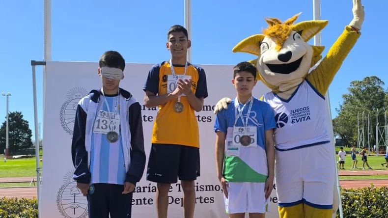Todas las medallas de Jujuy en los Juegos Evita