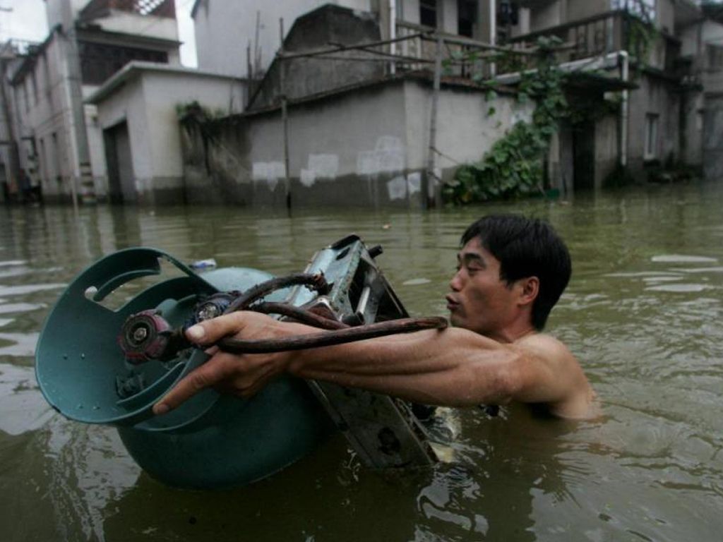 Inundaciones en Corea del Norte