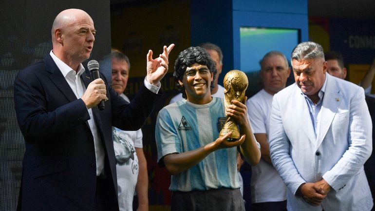 Mundial Qatar 2022: Homenajearon A Diego Maradona