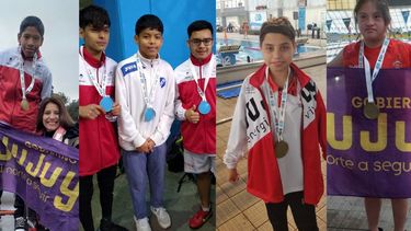 Delegación jujeña en los Juegos Nacionales Evita 2023.