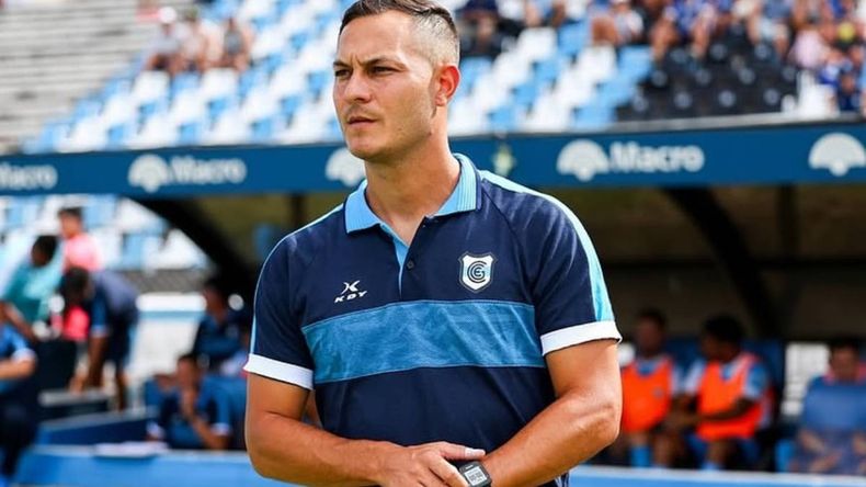 Matías Módolo, DT de Gimnasia de Jujuy.